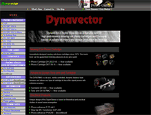 Tablet Screenshot of dynavector.com
